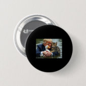 Grappige Trump kat en eend memes Kerstmis Hallowee Ronde Button 5,7 Cm (Voorkant /achterkant)
