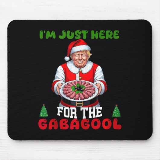 Grappige Trump kerst is hier voor de Gabagoo Muismat (Voorkant)