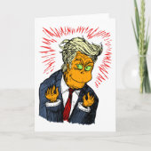 Grappige Trump kerst Kaart (Voorkant)