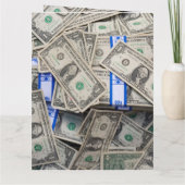 Grappige Trump Kerstkaart, $2.000 Kaart (Achterkant)