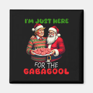 Grappige Trump Kerstman Ik ben hier voor de kerstd Magneet