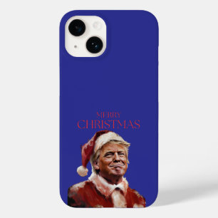 Grappige Trump Kerstman Kaart Case-Mate iPhone 14 Hoesje