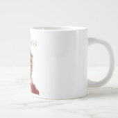Grappige Trump Kerstman Kaart Grote Koffiekop (Rechts)