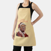 Grappige Trump Kerstman Kaart Schort (Insitu)