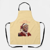 Grappige Trump Kerstman Kaart Schort (Voorkant)