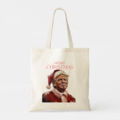 Grappige Trump Kerstman Kaart Tote Bag (Achterkant)