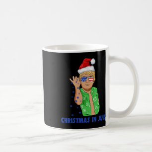 Grappige Trump Kerstman Zout Kerstmis In Juli Gif Koffiemok