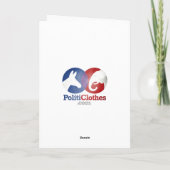 Grappige Trump Kerstmis Deport Santa Kaart (Achterkant)