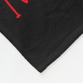 Grappige Trump-kerstpyjama Ik ben thuis voor Kerst Fleece Deken (Hoek)