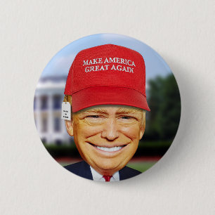 GRAPPIGE TRUMP KNOP RONDE BUTTON 5,7 CM
