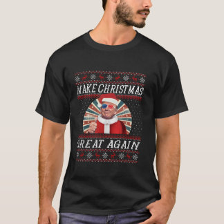 Grappige Trump lelijke kerstcadeaus maken kerst gr T-shirt