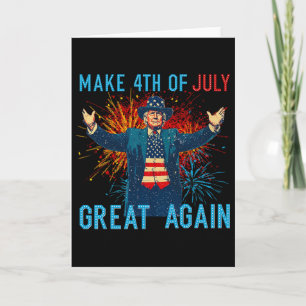 Grappige Trump Maak 4 juli weer geweldig Vuurwerk  Kaart