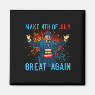 Grappige Trump Maak 4 juli weer geweldig Vuurwerk Magneet