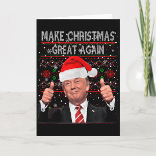 Grappige Trump Maak Kerstmis Groot Nog Een Mal Ugl Kaart