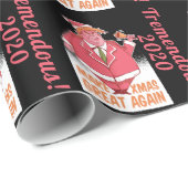 Grappige Trump Maak Kerstmis Weer Groot 2020 Aange Cadeaupapier (Rol Hoek)