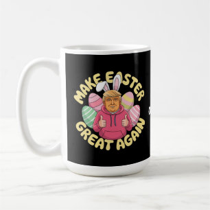 Grappige Trump "Maak Pasen weer geweldig" hilarisc Koffiemok