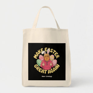 Grappige Trump "Maak Pasen weer geweldig" hilarisc Tote Bag