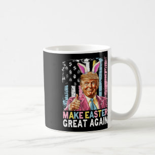 Grappige Trump Maak Pasen Weer Groot Konijn Jacht Koffiemok