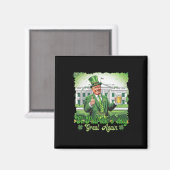 Grappige Trump Maak St. Patrick's Day Weer Groot I Magneet (Voorkant / Achterkant)