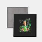Grappige Trump Maak St Patrick's Day Weer Groot Ir Magneet (Voorkant / Achterkant)