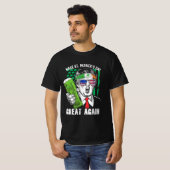 Grappige Trump Maak St Patricks Day Weer Groot T-shirt (Voorkant volledig)