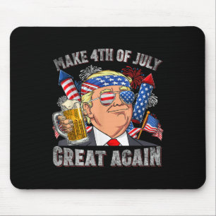 Grappige Trump maakt 4 juli weer grote Mannen Muismat
