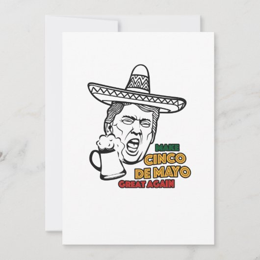Grappige Trump maakt Cinco de Mayo weer geweldig Kaart (Voorkant)