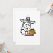 Grappige Trump maakt Cinco de Mayo weer geweldig Kaart (Voorkant / Achterkant in situ)
