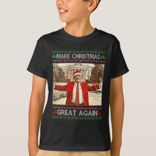 Grappige Trump maakt kerst weer geweldig kerstgezi T-shirt