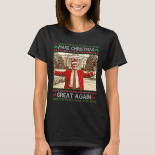 Grappige Trump maakt kerst weer geweldig kerstgezi T-shirt