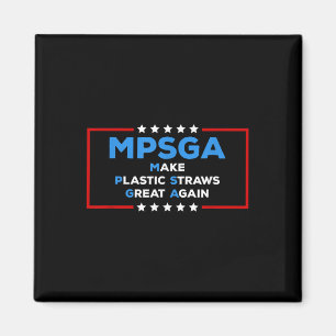 Grappige Trump maakt plastic rietjes weer geweldig Magneet