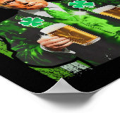 Grappige Trump maakt St Patrick's Day weer geweldi Poster (Hoek)