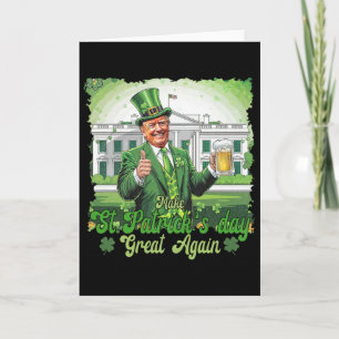 Grappige Trump Maakt St. Patrick's Day weer Groot Kaart