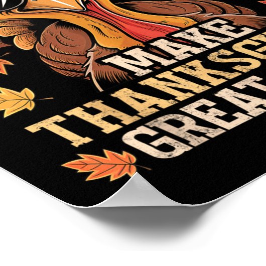 Grappige Trump maakt Thanksgiving weer groot in Tu Poster (Hoek)