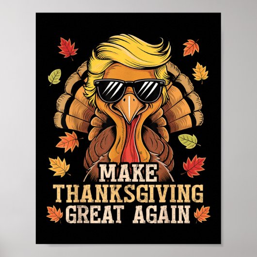 Grappige Trump maakt Thanksgiving weer groot in Tu Poster (Voorkant)