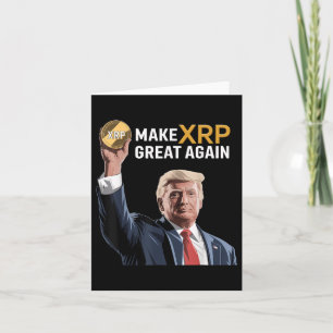 Grappige Trump maakt XRP weer geweldig XRP Crypto Kaart