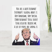 Grappige Trump Man Kaart van vrouw Politieke Humor (Voorkant)
