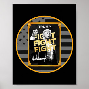 Grappige Trump Meme Coin Crypto President Meme Poster