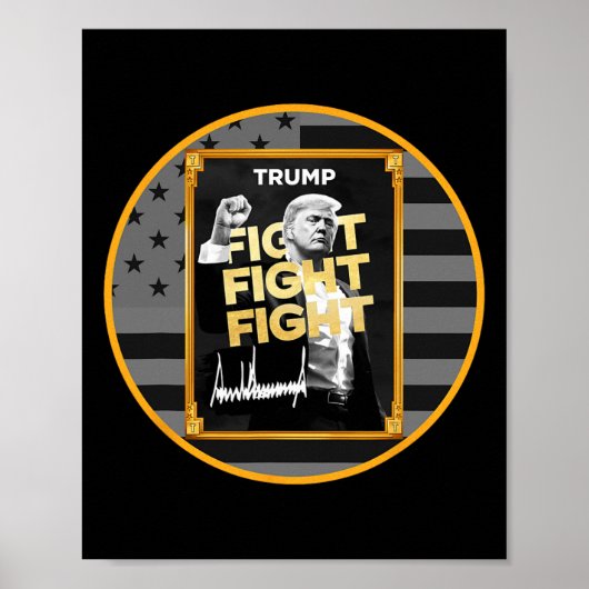 Grappige Trump Meme Coin Crypto President Meme Poster (Voorkant)