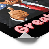 Grappige Trump-Moederdag maken Moederdag groot Poster (Hoek)
