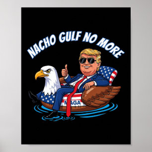 Grappige Trump Nacho Golf Niet Meer 2025 Patriotti Poster