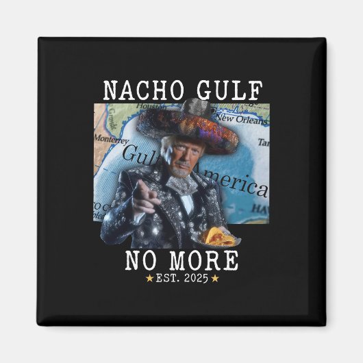 Grappige Trump Nacho Golf Niet Meer Golf Van Ameri Magneet (Voorkant)