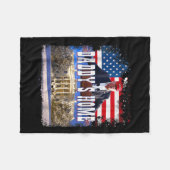 Grappige Trump neemt Amerika terug Fleece Deken (Voorkant (Horizontaal))