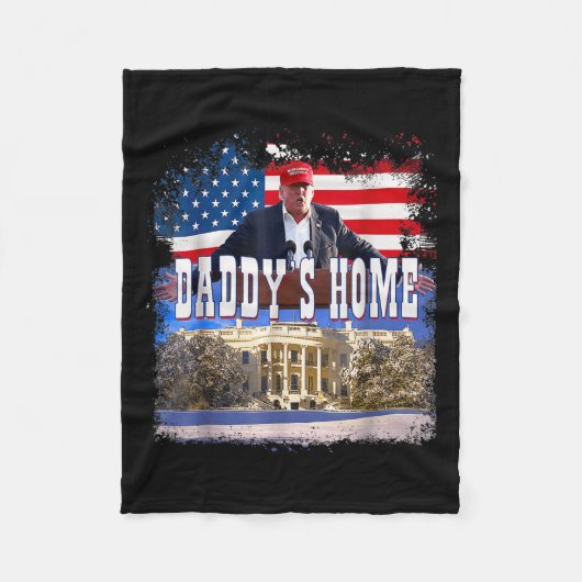 Grappige Trump neemt Amerika terug Fleece Deken (Voorkant)