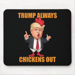 Grappige Trump Ontsnapt Altijd aan Taco Trump Kip Muismat