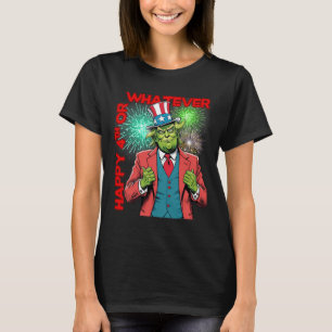 Grappige Trump op 4 juli T-shirt
