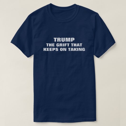 Grappige Trump Oplichters T-shirt (Design voorkant)