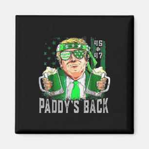 Grappige Trump Paddys Back 45 47 St. Patricks Day Magneet