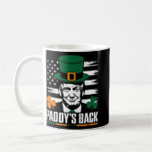 Grappige Trump Paddy's Back - Dit grappige geschen Koffiemok (Links)