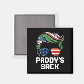 Grappige Trump Paddy's Back - Dit grappige geschen Magneet (Voorkant / Achterkant)